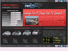 Tablet Screenshot of cabtogatwickairport.com